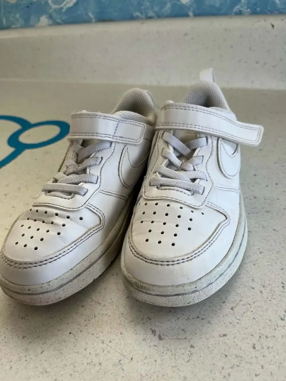 Nike Court Borough Low 2 White Kids Sneakers Size 11C